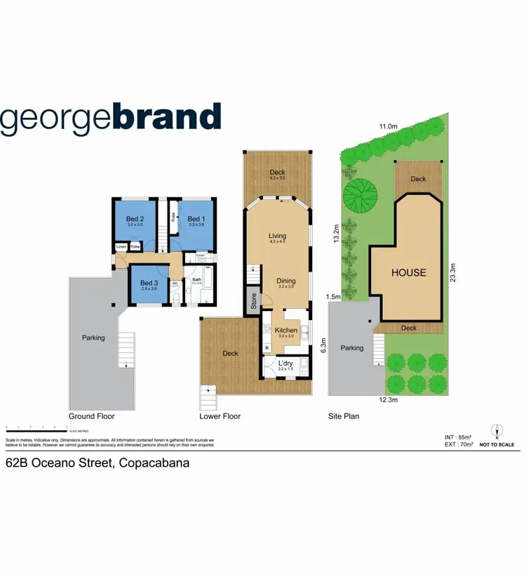 Floorplan of Homely house listing, 62b Oceano Street, Copacabana NSW 2251