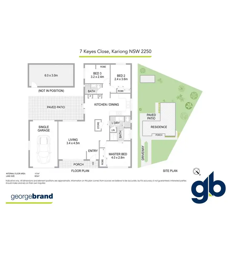 Floorplan of Homely house listing, 7 Keyes Close, Kariong NSW 2250