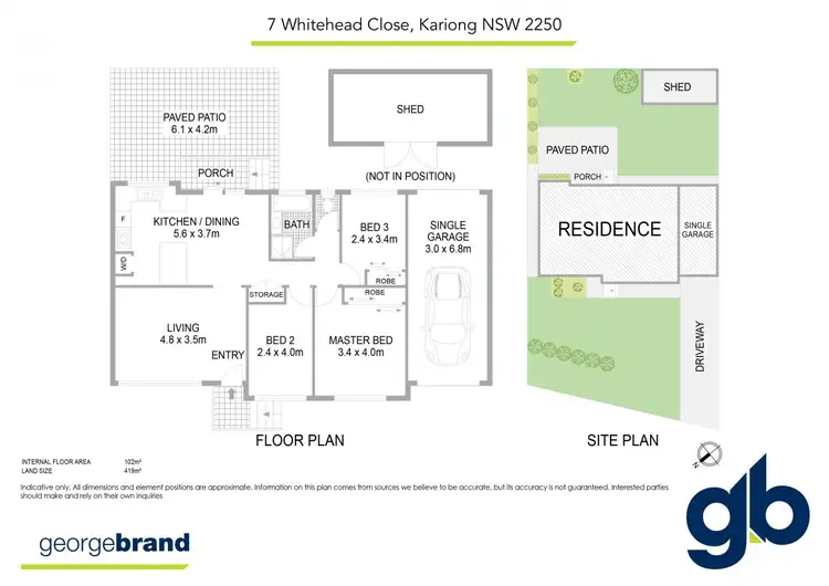 Floorplan of Homely house listing, 7 Whitehead Close, Kariong NSW 2250