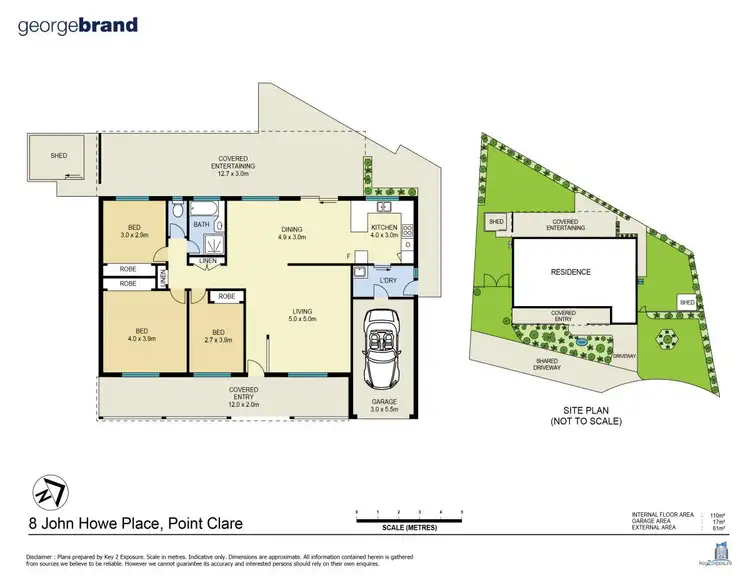Floorplan of Homely house listing, 8 John Howe Place, Point Clare NSW 2250