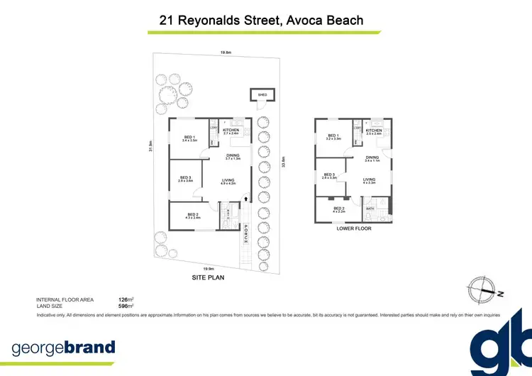 Floorplan of Homely house listing, 21 Reynolds Road, Avoca Beach NSW 2251