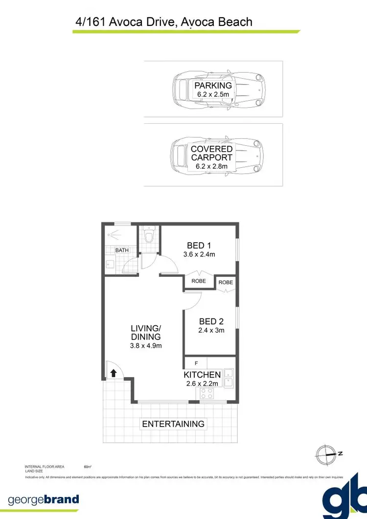 Floorplan of Homely unit listing, 4/161 Avoca Drive, Avoca Beach NSW 2251