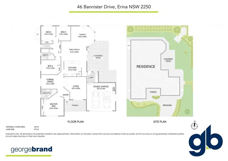 Floorplan of Homely house listing, 46 Bannister Drive, Erina NSW 2250