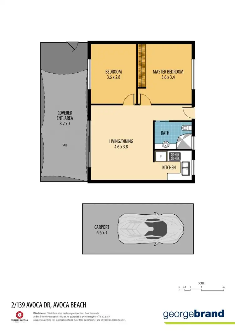 Floorplan of Homely unit listing, 2/139 Avoca Drive, Avoca Beach NSW 2251