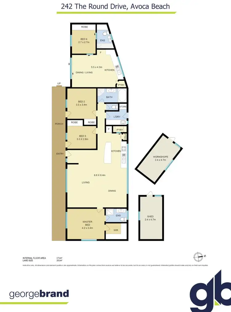 Floorplan of Homely house listing, 242 The Round Drive, Avoca Beach NSW 2251