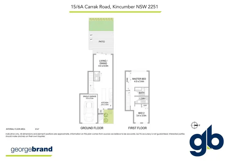 Floorplan of Homely house listing, 15/6a Carrak Road, Kincumber NSW 2251