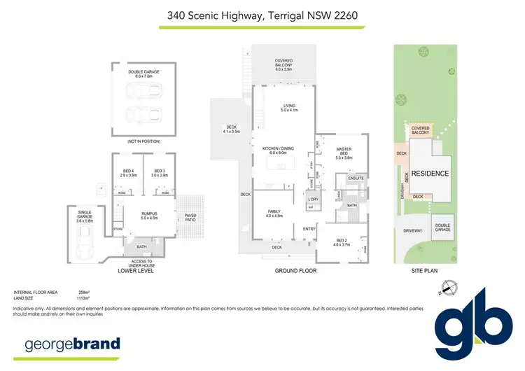 Floorplan of Homely house listing, 340 Scenic Highway, Terrigal NSW 2260