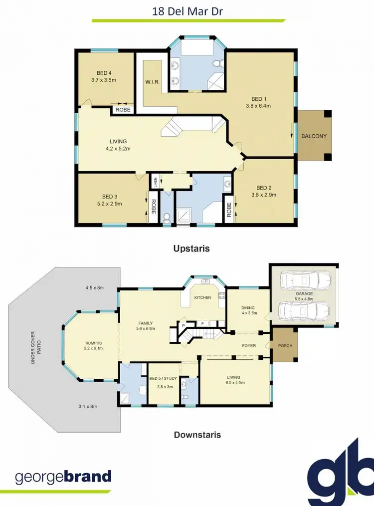 Floorplan of Homely house listing, 18 Del Mar Drive, Copacabana NSW 2251