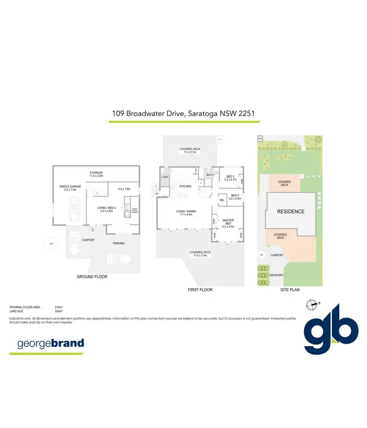 Floorplan of Homely house listing, 109 Broadwater Drive, Saratoga NSW 2251