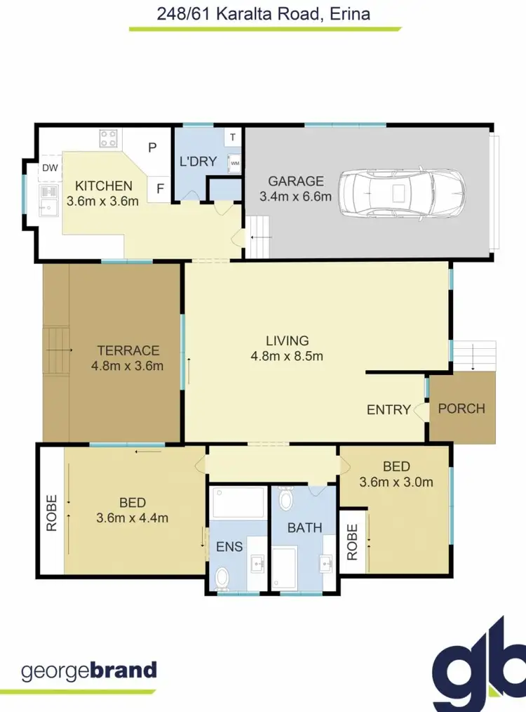Floorplan of Homely house listing, 248/61 Karalta Road, Erina NSW 2250