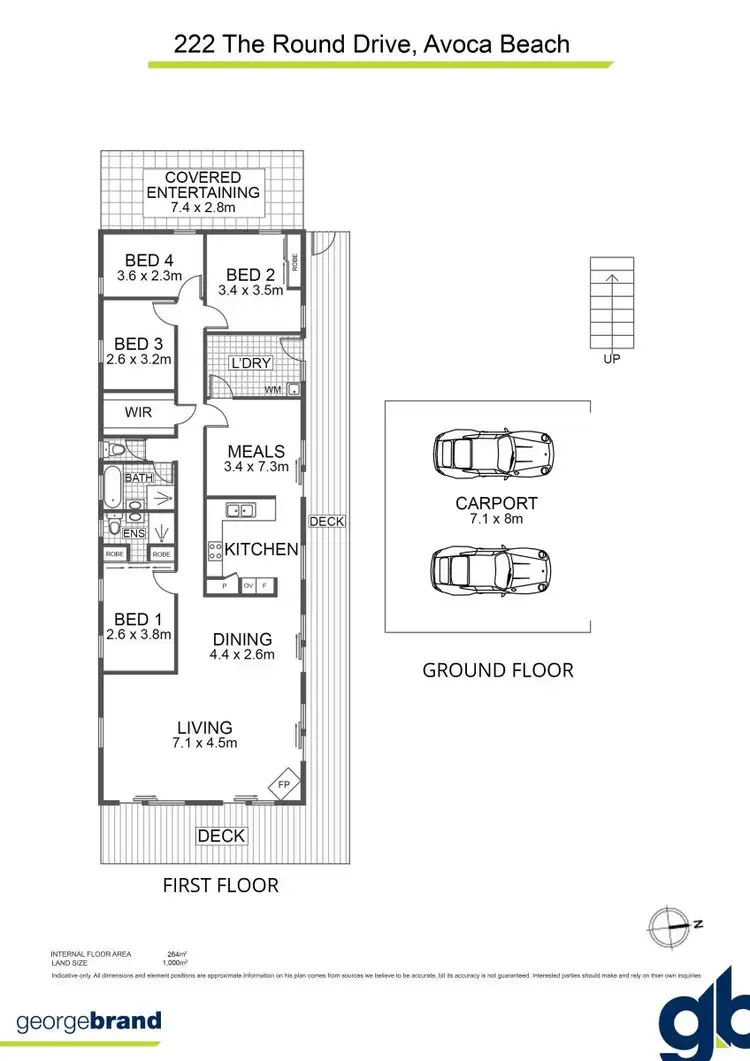 Floorplan of Homely house listing, 222 The Round Drive, Avoca Beach NSW 2251