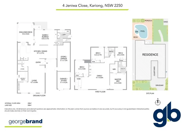 Floorplan of Homely house listing, 4 Jeniwa Close, Kariong NSW 2250