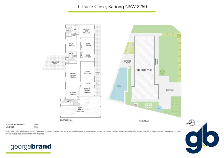 Floorplan of Homely house listing, 1 Tracie Close, Kariong NSW 2250
