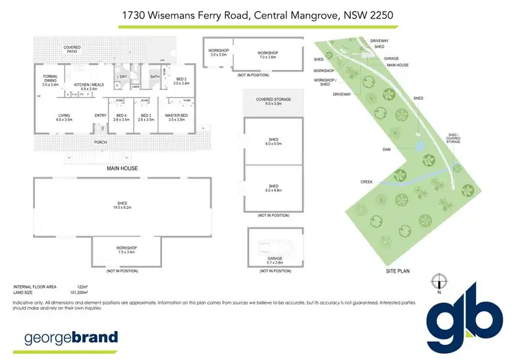 Floorplan of Homely rural property listing, 1730 Wisemans Ferry Road, Central Mangrove NSW 2250