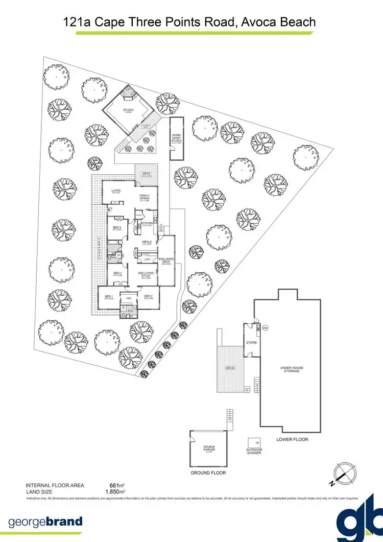 Floorplan of Homely house listing, 121a Cape Three Points Road, Avoca Beach NSW 2251