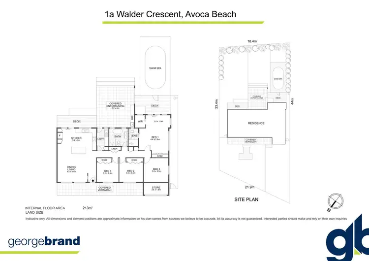 Floorplan of Homely house listing, 1a Walder Crescent, Avoca Beach NSW 2251