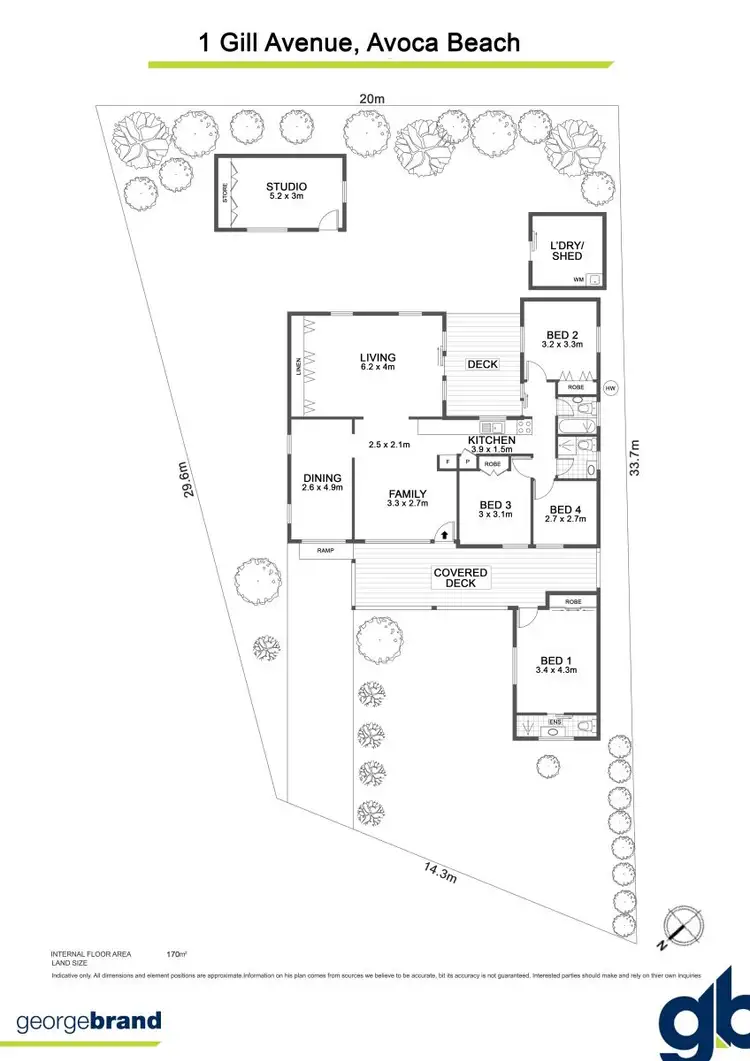 Floorplan of Homely house listing, 1 Gill Avenue, Avoca Beach NSW 2251