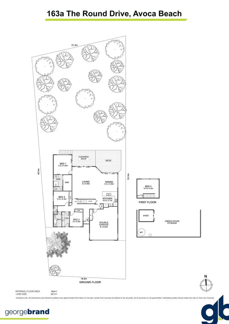Floorplan of Homely house listing, 163a The Round Drive, Avoca Beach NSW 2251