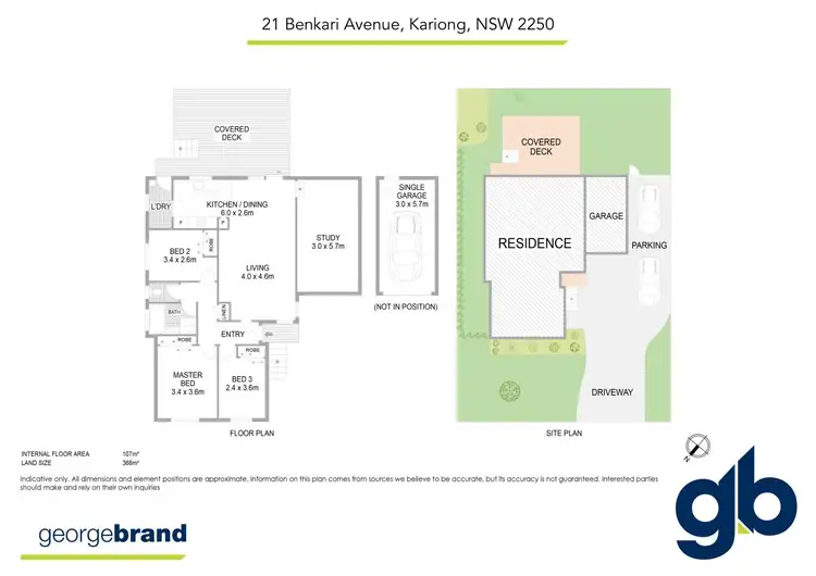 Floorplan of Homely house listing, 21 Benkari Avenue, Kariong NSW 2250
