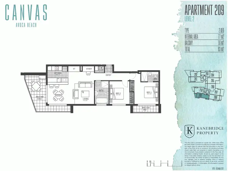 Floorplan of Homely unit listing, 209/14-18 Cape Three Points Rd, Avoca Beach NSW 2251