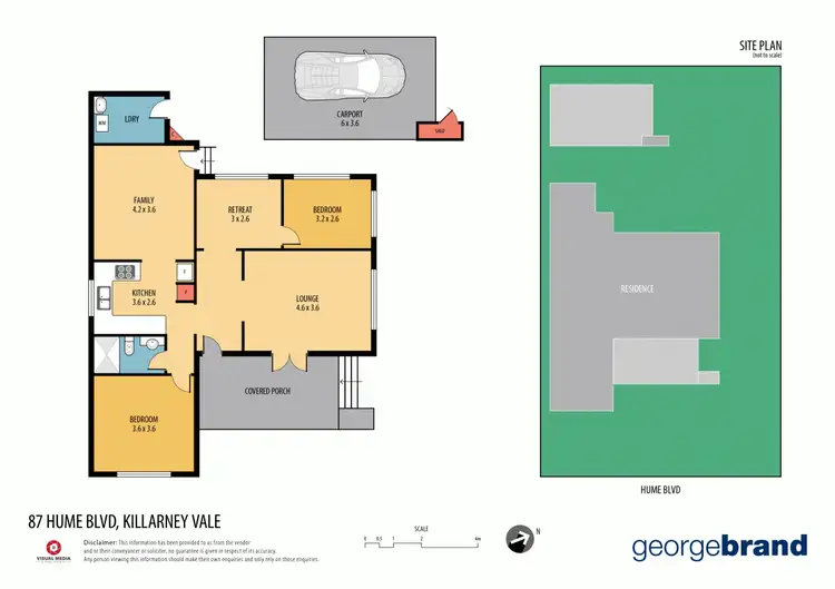 Floorplan of Homely villa listing, 87 Hume Blvd, Killarney Vale NSW 2261