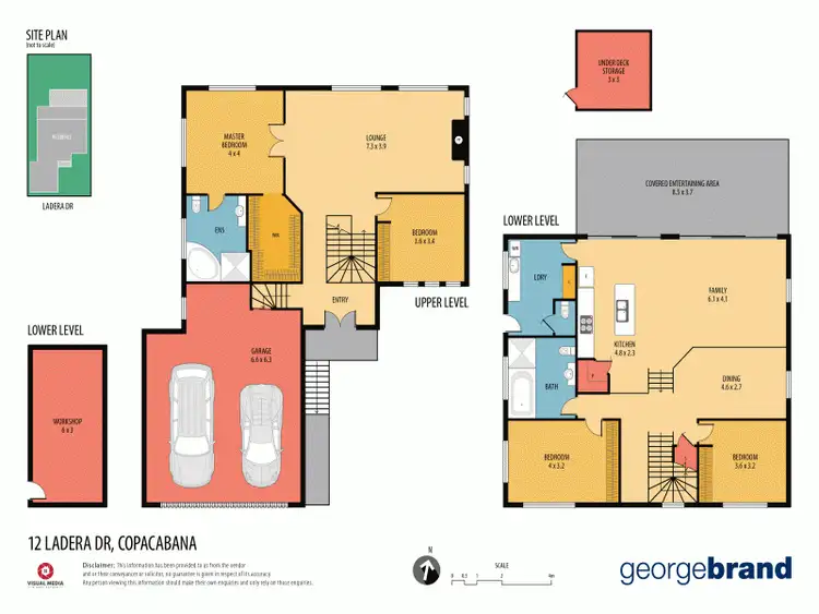 Floorplan of Homely house listing, 12 Ladera Dr, Copacabana NSW 2251