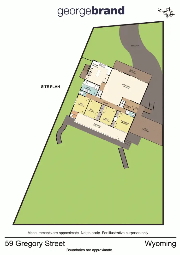 Floorplan of Homely house listing, 59 Gregory Street, Wyoming NSW 2250