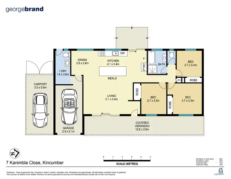 Floorplan of Homely house listing, 7 Kanimbla Cl, Kincumber NSW 2251