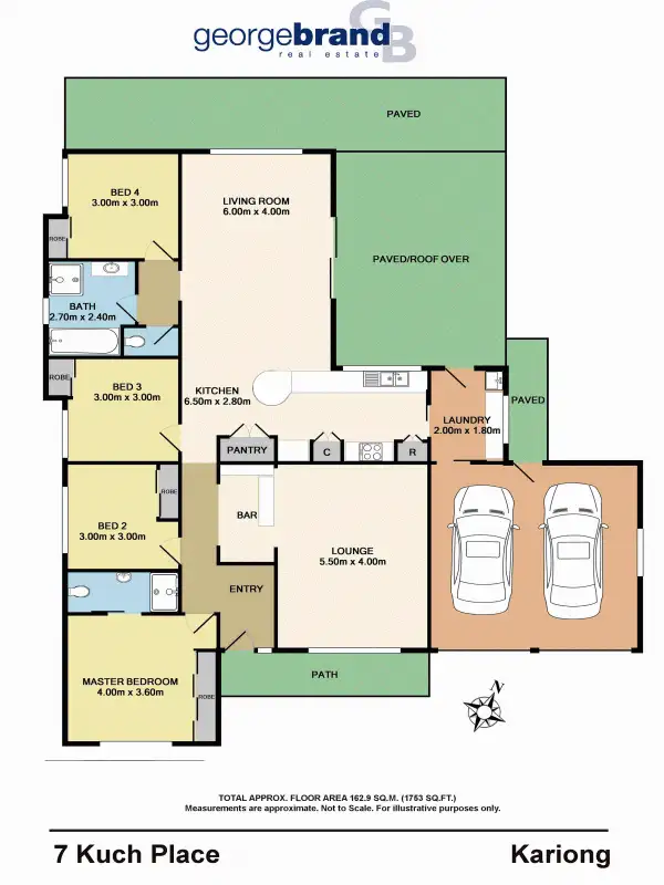 Floorplan of Homely house listing, 7 Kuch Place, Kariong NSW 2250