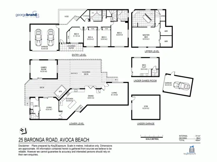 Floorplan of Homely house listing, 25 Baronga Rd, Avoca Beach NSW 2251