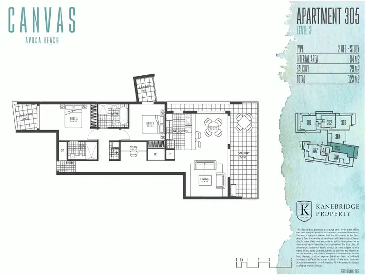 Floorplan of Homely unit listing, 305/14-18 Cape Three Points Rd, Avoca Beach NSW 2251