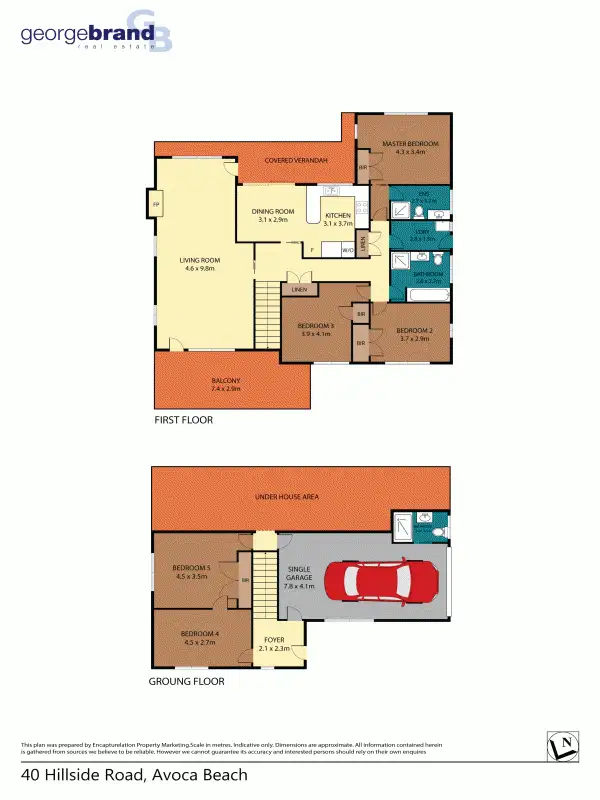 Floorplan of Homely house listing, 40 Hillside Road, Avoca Beach NSW 2251