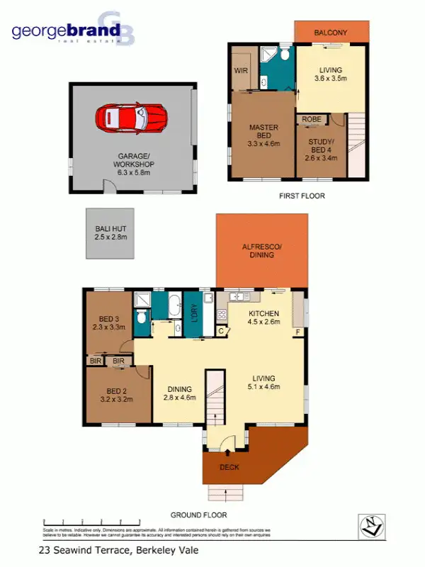 Floorplan of Homely house listing, 23 Seawind Terrace, Berkeley Vale NSW 2261