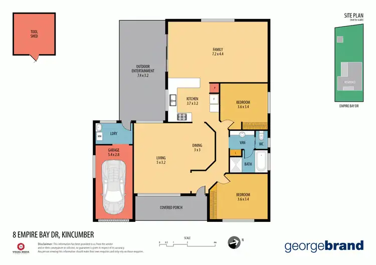 Floorplan of Homely house listing, 8 Empire Bay Dr, Kincumber NSW 2251