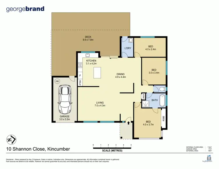 Floorplan of Homely house listing, 10 Shannon Cl, Kincumber NSW 2251