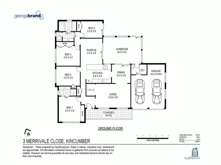Floorplan of Homely house listing, 3 Merrivale Close, Kincumber NSW 2251