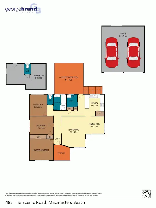 Floorplan of Homely house listing, 485 The Scenic Road, Macmasters Beach NSW 2251