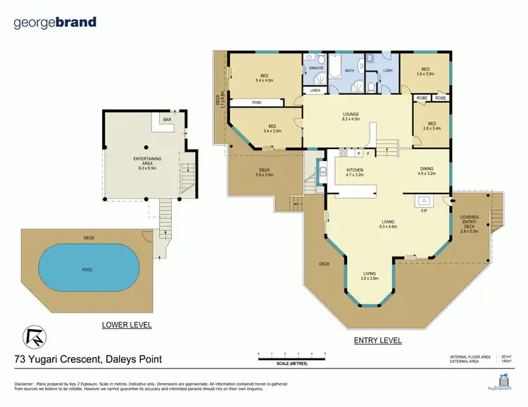 Floorplan of Homely house listing, 73 Yugari Cr, Daleys Point NSW 2257