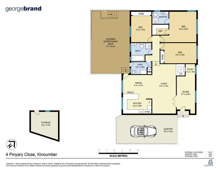 Floorplan of Homely house listing, 4 Pinyary Cl, Kincumber NSW 2251