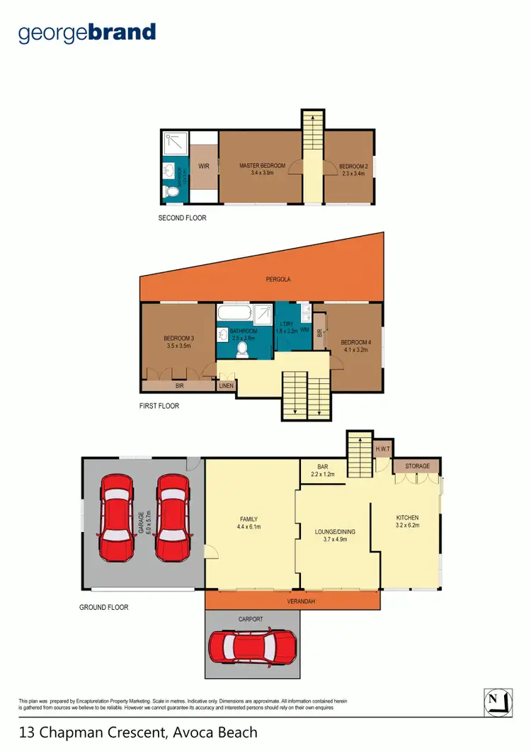 Floorplan of Homely house listing, 13 Chapman Crescent, Avoca Beach NSW 2251