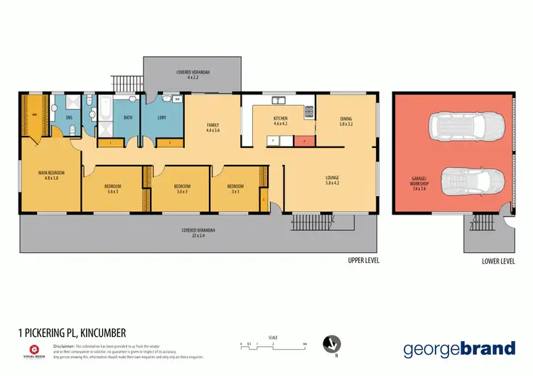 Floorplan of Homely house listing, 1 Pickering Pl, Kincumber NSW 2251