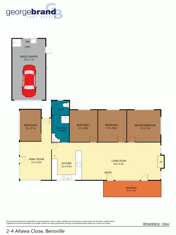Floorplan of Homely house listing, 2-4 Allawa Close, Bensville NSW 2251