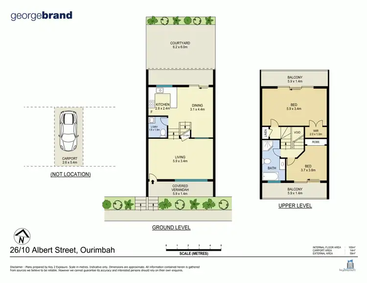 Floorplan of Homely unit listing, 26/10 Albert St, Ourimbah NSW 2258