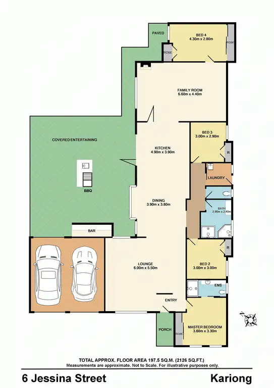 Floorplan of Homely house listing, 6 Jessina Street, Kariong NSW 2250