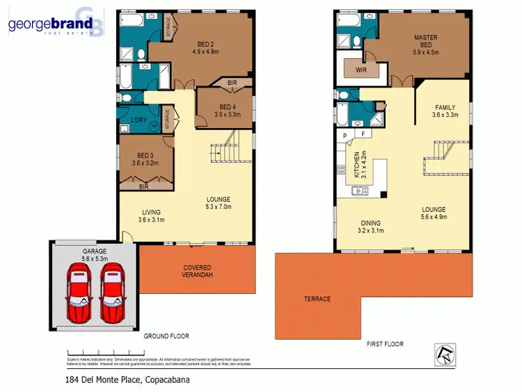 Floorplan of Homely house listing, 184 Del Monte Pl, Copacabana NSW 2251