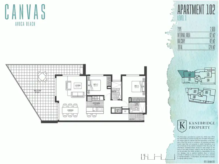 Floorplan of Homely unit listing, 102/14-18 Cape Three Points Rd, Avoca Beach NSW 2251