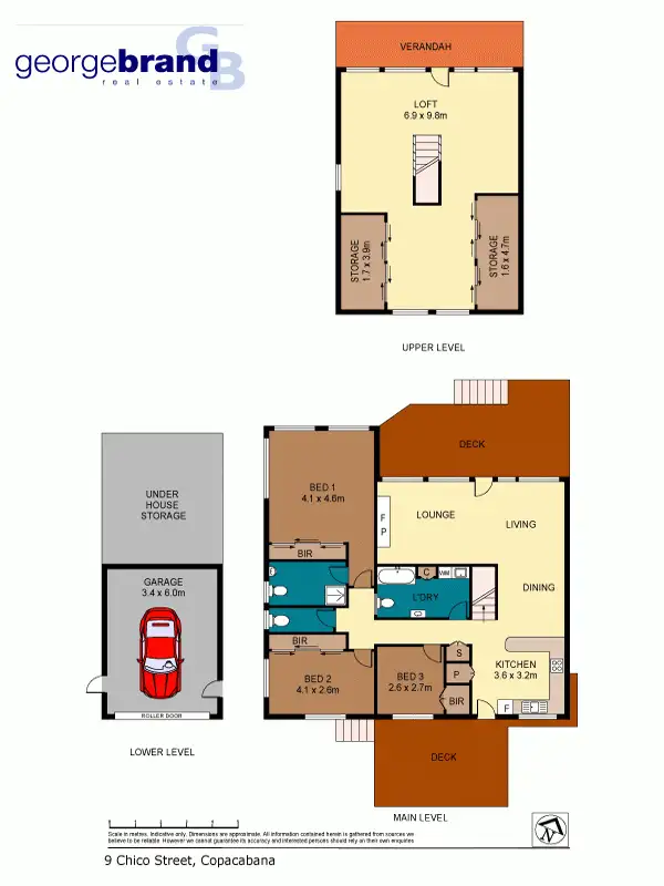 Floorplan of Homely house listing, 9 Chico St, Copacabana NSW 2251