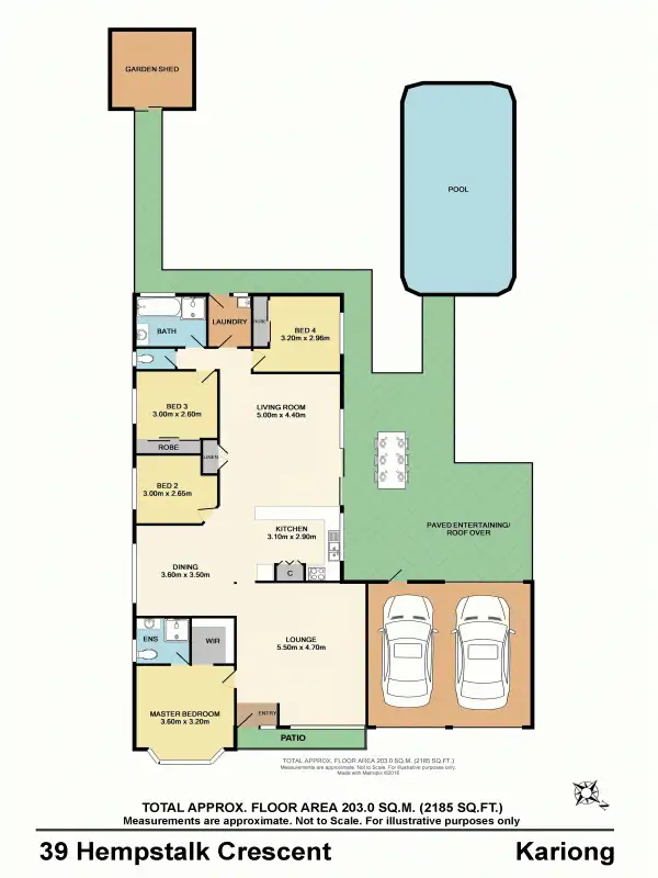 Floorplan of Homely house listing, 39 Hempstalk Crescent, Kariong NSW 2250