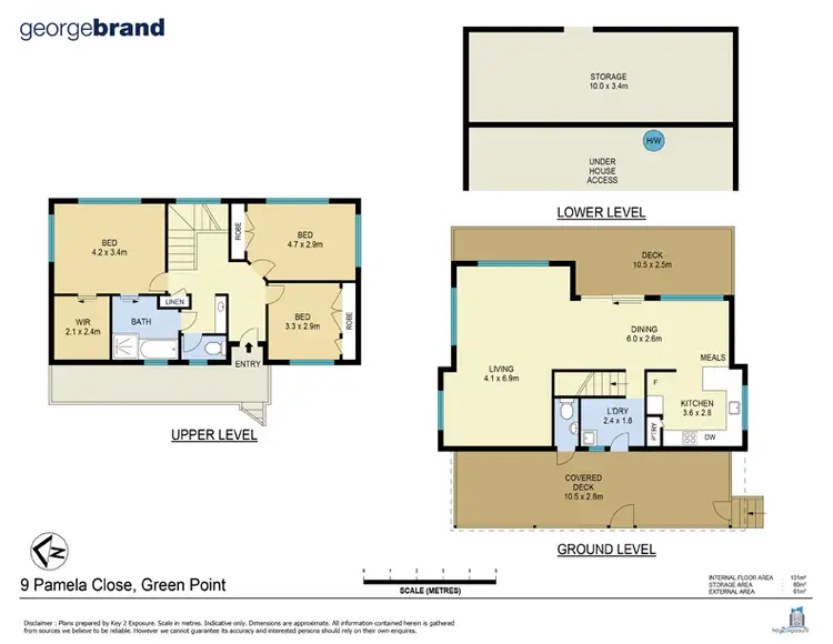 Floorplan of Homely house listing, 9 Pamela Cl, Green Point NSW 2251