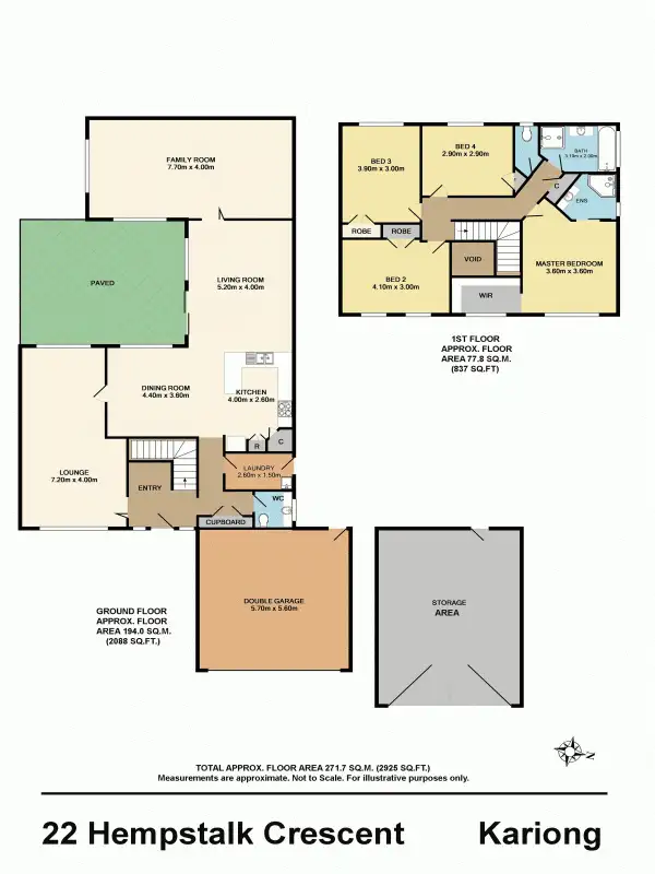 Floorplan of Homely house listing, 22 Hempstalk Crescent, Kariong NSW 2250